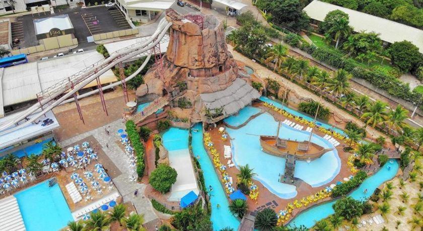 Aparthotel Piazza Diroma - Com Acesso Acqua Park Cn-Go Caldas Novas Exterior foto