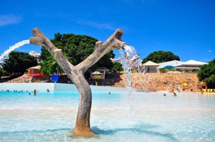 Aparthotel Piazza Diroma - Com Acesso Acqua Park Cn-Go Caldas Novas Exterior foto