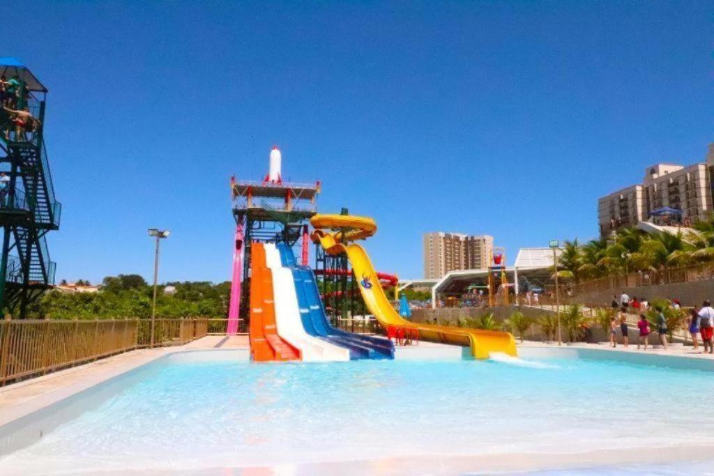 Aparthotel Piazza Diroma - Com Acesso Acqua Park Cn-Go Caldas Novas Exterior foto